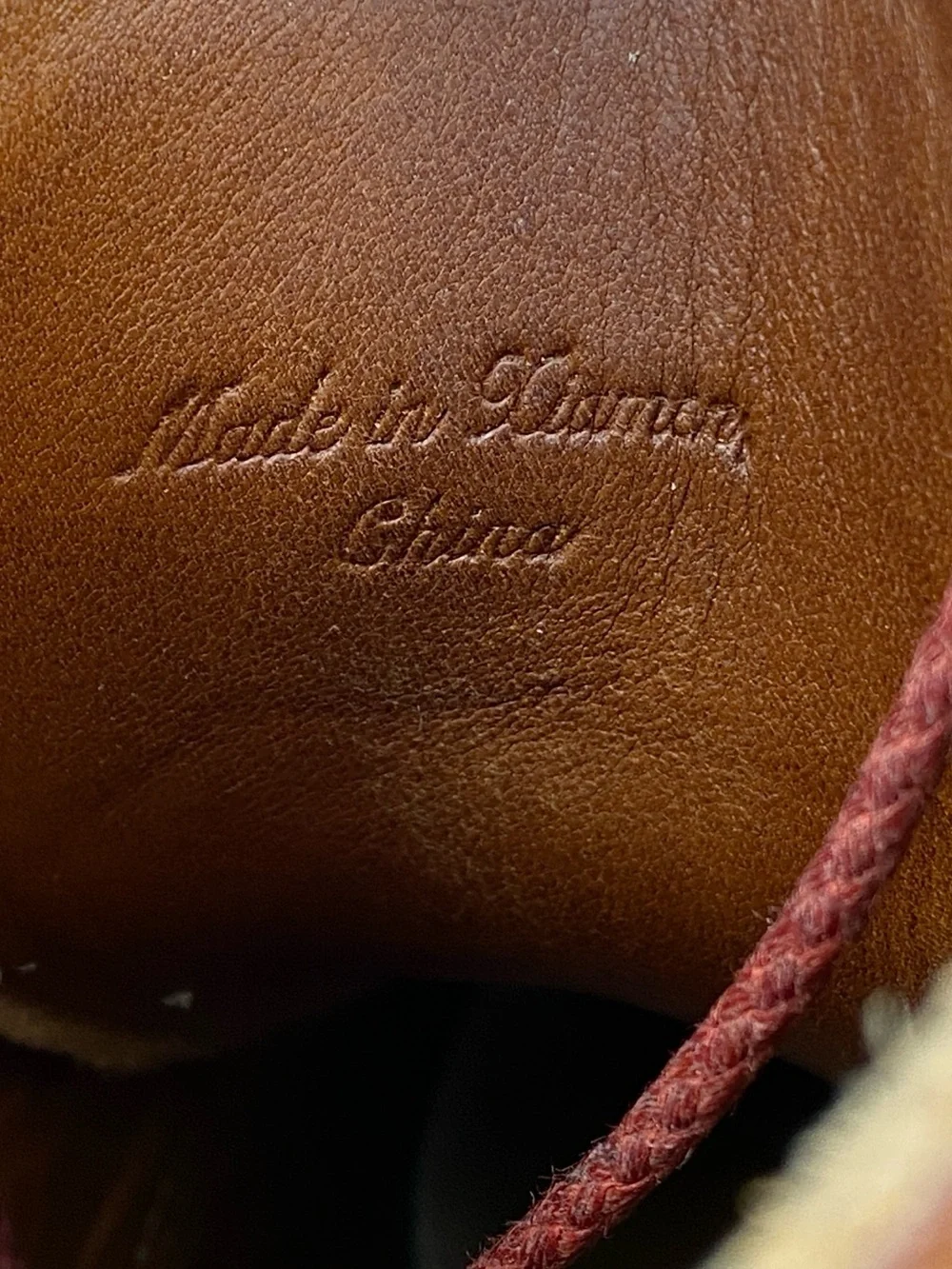 Grant Stone Diesel Saddle Tan Leather Plain Toe Boot Men’s Size 10 D